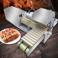 Machine automatique à brochettes de viande (bœuf, porc), tofu et kebab pour barbecue