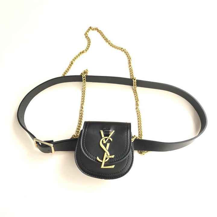 Logo Wholesale designer luxury brand chain belt bag women's fashion