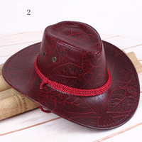 Cappelli da Cowboy in feltro occidentale Sombreros a tesa Shapable per cappello da Cowboy fatti a mano da uomo Oem di alta qualità