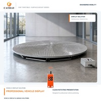 Plateforme rotative pour exposition automobile de 3 tonnes, 360 degrés, télécommande sans fil, plateforme rotative pour salle d'exposition automobile, diamètre 3-6 m