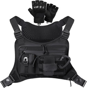 Muestra Gratis, Bolsa Táctica Deportiva Impermeable para Hombre, Bolsa de Pecho Delantera con Correa Ajustable, Chaleco para Correr - Product Image 6