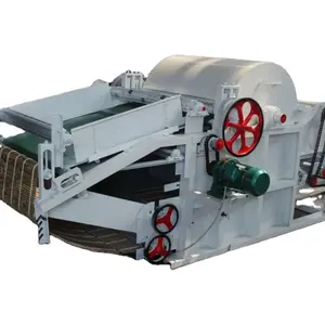 Linha de máquinas para reciclagem de resíduos têxteis, abridor de lã de poliéster para reciclagem de roupas velhas
