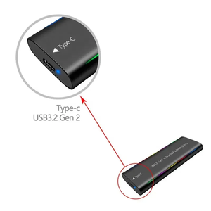 Tipo C RGB USB 3,2 M.2 NVME/NGFF con carcasa Cool Marquee M.2 SSD - Product Image 4