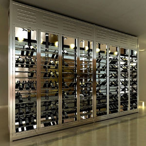 Étagères à <span class=keywords><strong>vin</strong></span> en acier inoxydable pour <span class=keywords><strong>cave</strong></span> à <span class=keywords><strong>vin</strong></span>, murales, en verre et en métal - Product Image 5