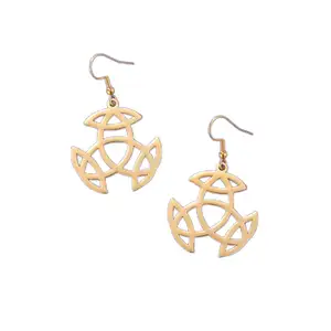 Quality 316l Stainless Steel Pvd 18k Gold Plated Sacred Crescent Moon Earrings Magical Eclipse Drop Earring Witch Jewelry