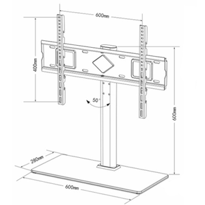 <span class=keywords><strong>Mueble</strong></span> de Salón Moderno con Diseño Universal Giratorio 360°, Base de Lujo para TV, Soporte de Pared Plano, <span class=keywords><strong>Mueble</strong></span> Bajo para TV, Cocina - Product Image 2