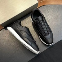 Chaussures de sport et de loisirs pour hommes de style designer de haute qualité, en cuir de vachette, semelles en caoutchouc légères avec plusieurs couleurs