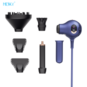 Sèche-cheveux électrique original avec <span class=keywords><strong>brosse</strong></span>, 110 V ou 220 V, sèche-cheveux et fer à boucler à tension unique - Product Image 1