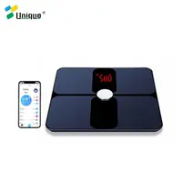 Balança digital inteligente para casa, 180kg 400lbs, bluetooth, wi-fi, análise de peso e gordura corporal, balança de pesagem de gordura