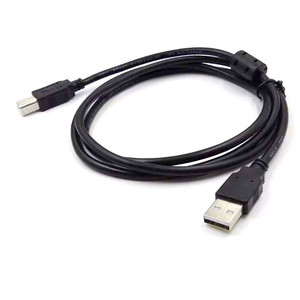 <b>Usb</b> Printer Cable 1.5m Black <b>Usb</b> <b>2.0</b> Type <b>A</b> To B Data Cable For Printer Connection - Product Image 1