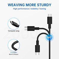 Chargeur secteur portable GAN 65W 20V 3.25A TYPE C USB C adaptateur de chargeur pour ordinateur portable pour LENOVO ASUS HP DELL Chromebook