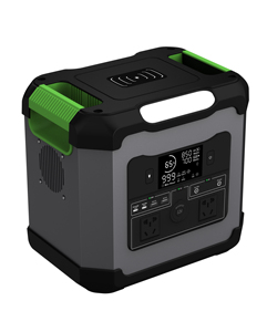 Camping 110V 220V Estación de energía solar portátil Panel solar Pantalla Lcd pura de iones de litio 1500W Carga rápida Onda sinusoidal pura para exteriores - Product Image 1