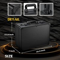 Mallette professionnelle pour outils de barbier avec serrure à code, grande valise de coiffeur pour tondeuses, ciseaux et accessoires de salon