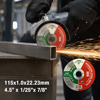 Disque de coupe fin T41 de 115 mm (4,5 pouces) pour métal et acier inoxydable de 1,0, 1,2, 1,6 mm, norme EN12413 MPA, disque de découpe OEM