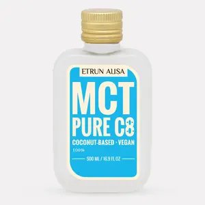 OEM食品级MCT油富含辛酸和月桂酸100% 纯椰子有机油酮C8 C10
