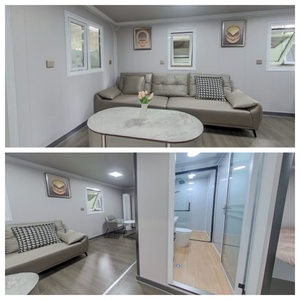 บ้านตู้คอนเทนเนอร์แบบขยายได้ราคาถูกบ้านฉุกเฉินแบบโมดูลาร์สำหรับห้องนั่งเล่นห้องนอนบ้านขนาดเล็ก - Product Image 4