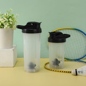 Gagnez <span class=keywords><strong>promo</strong></span> vente en gros nouveau design en plastique sans BPA Shaker tasse protéine mélangeur mélangeur bouteille tasses bouteille - Product Image 1