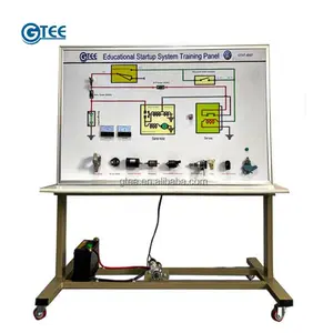 Otomotiv öğretim ekipmanları elektronik lab eğitmen otomotiv başlangıç sistemi eğitim kurulu