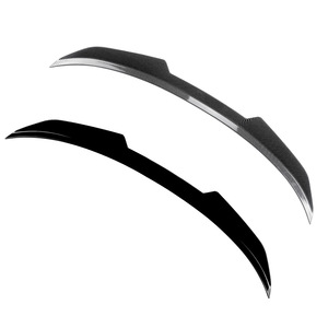 Bmw Rear Spoiler Piano Black Carbon Fiber Texture Ducktail Trunk Wing For E90 2005 2012 Psm Models - Product Image 5