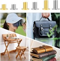 Rivet personnalisé en laiton au carbone en acier inoxydable reliure mâle femelle vis cuir travail Chicago Kit de vis pour ceinture portefeuille