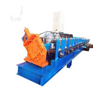 Máquina perfiladora de borde de goteo a precio de fábrica, máquina eléctrica para formar rieles, perfiladora de rodillos para paneles galvanizados y filtros de drenaje - Product Image 1
