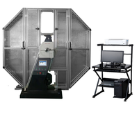 Equipo de prueba de impacto Charpy con martillo de caída para materiales metálicos, con cámara de baja temperatura y brochado de muescas por péndulo controlado por computadora