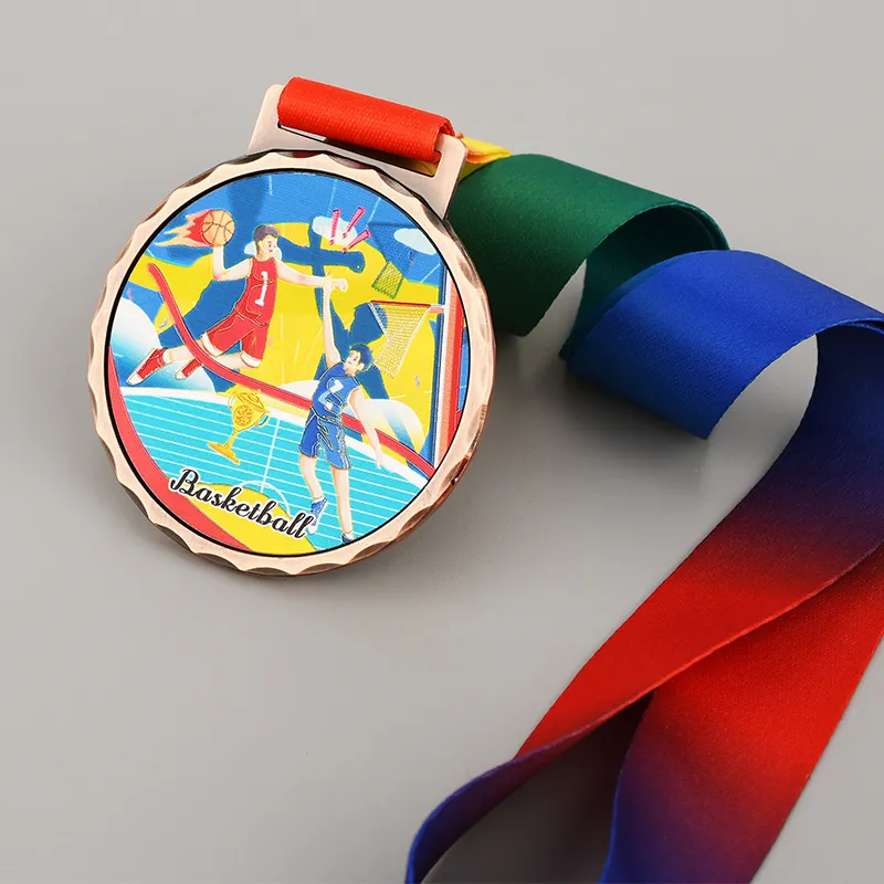 Nouvelle conception porte-logo personnalisé affichage de la médaille du trophée marathon