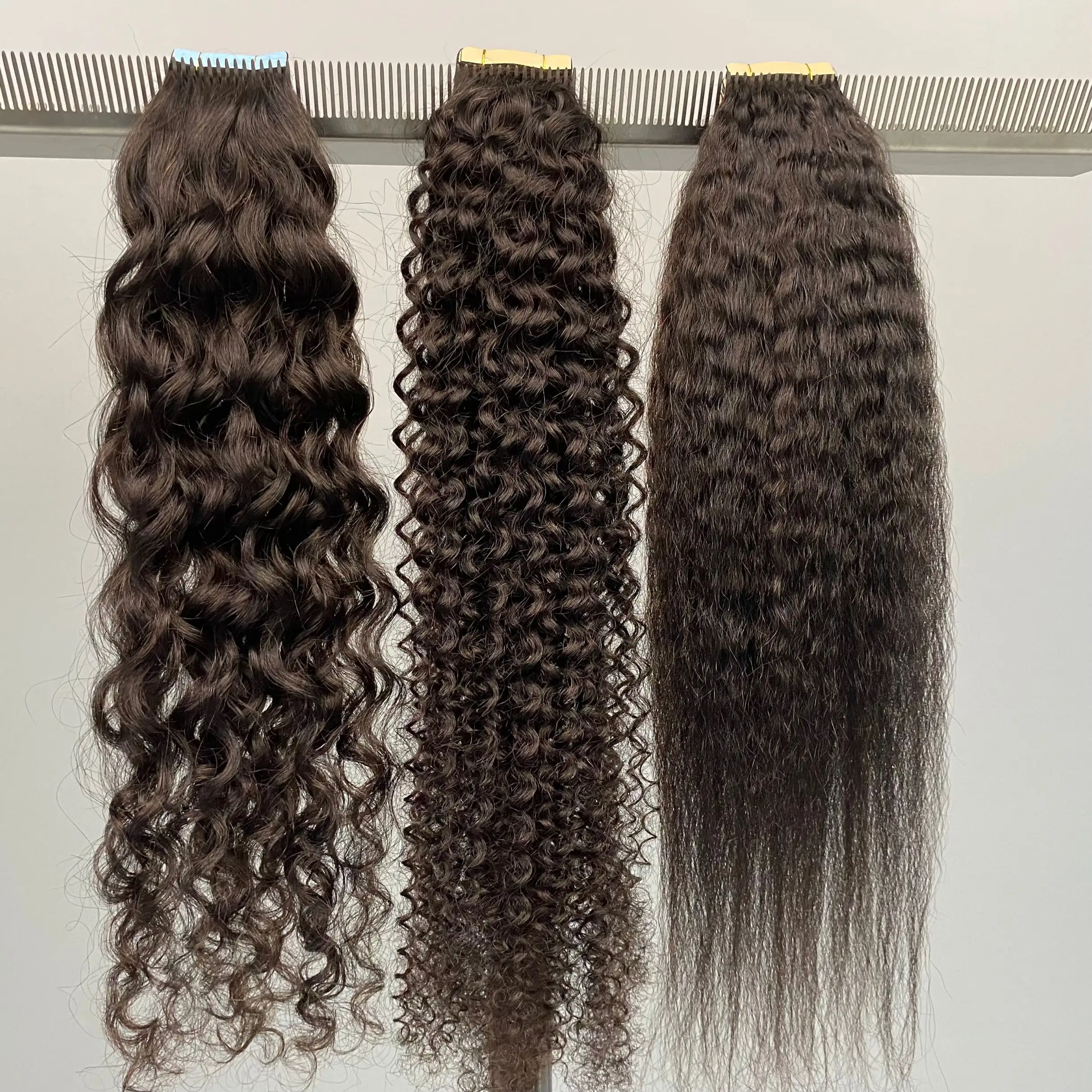 Groothandel Natuurlijke Kleur Tape In Hair Extensions Ruwe Braziliaanse Maagdelijke 100% Menselijk Haar