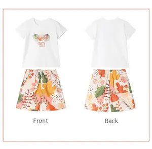 2025 Summer Family <strong>Matching</strong> Clothes Vacation Beachwear T-shirt <strong>and</strong> Long <strong>Dress</strong> With Whole Family - Product Image 2