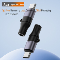 USB-C auf 3,5mm Buchse DAC Audio-Adapter für Mobiltelefone Brandneu Aluminiumlegierung Kurzschluss-Schutz
