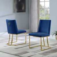 Chaise pivotante de style moderne, pieds en acier inoxydable doré, mobilier de salle à manger, chaise latérale pour maison hôtel