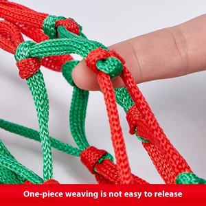 Panier de rangement pour enfants en filet tissé personnalisé et robuste pour accessoires de sport de basketball et de football - Product Image 4