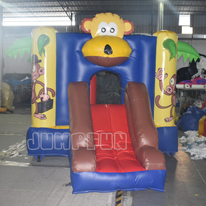 <span class=keywords><strong>Pas</strong></span> <span class=keywords><strong>cher</strong></span> 4.3x2.6x2.5 mètre singe gonfler l'air cavalier enfant en bas âge <span class=keywords><strong>Mini</strong></span> gonfler air château intérieur gonfler air videur avec toboggan Chine - Product Image 2