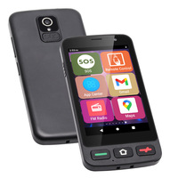 UNIWA M4003 Teléfono Inteligente para Ancianos 4 pulgadas Precio Bajo Pequeño Mini 4G Teléfono Móvil para Personas Mayores con Botón de Emergencia SOS
