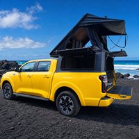 Tente intégrée haute performance en alliage d'aluminium rigide, style sport, couvre-caisse étanche universel pour pick-up (benne de 2m)