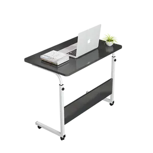 Comodino Mobile supporto per Laptop rotante tavolo da studio regolabile in altezza per Computer con 4 ruote per la lettura del divano letto