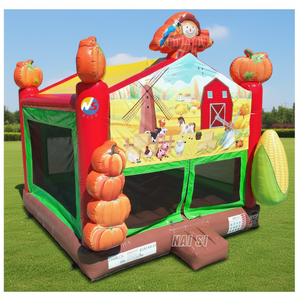 Castillo Inflable Comercial de PVC con Diseño de Calabaza y Maíz para Niños, Casa de Brinco para <span class=keywords><strong>Alquiler</strong></span> - Product Image 1