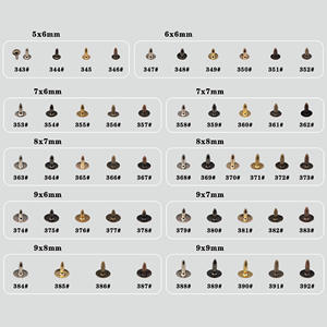 Remache de metal de níquel con pasador de tapa de doble cúpula <span class=keywords><strong>para</strong></span> bota de zapatos de mujer <span class=keywords><strong>para</strong></span> prendas y bolsos de cuero Remaches decorativos de tacón superior - Product Image 5