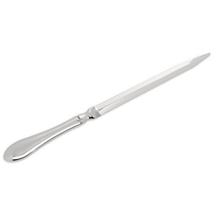 Nuevo abrecartas metálico plateado europeo, abrecartas seguro para sobres y papelería - Product Image 4