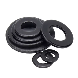 <span class=keywords><strong>Rondelles</strong></span> <span class=keywords><strong>plates</strong></span> en acier inoxydable 304, revêtement zinc noir, <span class=keywords><strong>dimensions</strong></span> métriques, conformes DIN - Product Image 3