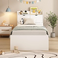 Ensemble de meubles de chambre à coucher modernes, lit queen size multifonctionnel, lits en bois king size avec cadre de rangement
