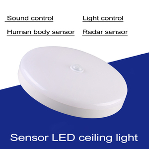 Hiện đại 18 wát <span class=keywords><strong>LED</strong></span> Bảng điều chỉnh ánh sáng cảm biến chuyển động ánh sáng trần cho văn phòng nhà cơ thể nhựa bề mặt gắn đèn ban công - Product Image 3