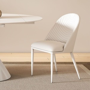 Blanco Muebles para el hogar <span class=keywords><strong>Cocina</strong></span> Venta al por mayor Marco de metal Restaurante Hotel Lujo Moderno Cuero Barato Comedor <span class=keywords><strong>Sillas</strong></span> - Product Image 6