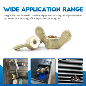 Promotion : Écrous à oreilles en laiton DIN315 de haute qualité, prix usine, diverses tailles métriques M4 M5 M6 M12 - Product Image 4