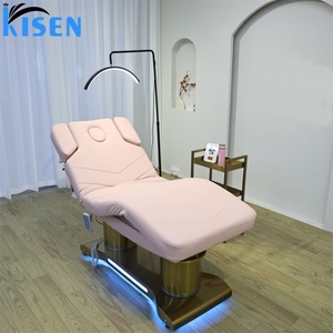 KISEN Luxury 4 Motors Electric <b>Lash</b> <b>Bed</b> Salon Furniture Massage <b>Table</b> Tattoo Chair Salon <b>Bed</b> Electric for Beauty Salon Use - Product Image 4