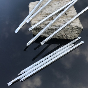 <b>Screwdriver</b> Extension Rod 160 Mm Cross Flat Head Interchangeable Bit Aluminum Handle Polishing Finish Diy Tool - Product Image 1