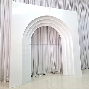 Arche de mariage moderne Furun en 3D, cadre de fond, scène de fond, décoration de fête de mariage - Product Image 6