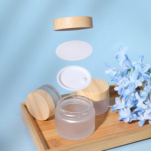 In Stock Clear PET <b>Plastic</b> Round <b>Jar</b> with Screw Lid 1oz 2oz Container for Face Body Cream - Product Image 3