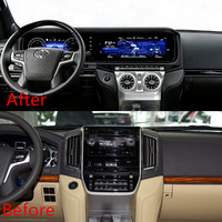 Reproductor de DVD Doble para Auto de 12.3 Pulgadas, Radio Android con Pantalla Táctil, Navegación GPS, Carplay para Toyota Land Cruiser LC200 2008-2022