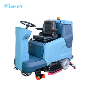 Elerein E130 Facile à utiliser Ride on floor rubber Electric Spin Cordless Vacuum avec pompe Motor Floor Scrubber machine - Product Image 1